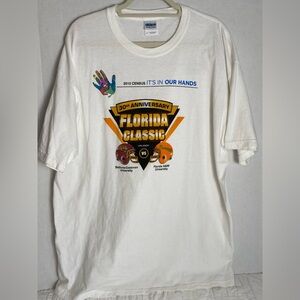 HBCU 30th Anniversary Florida Classic 2010 Wildcats vs Rattlers Tee Shirt XL